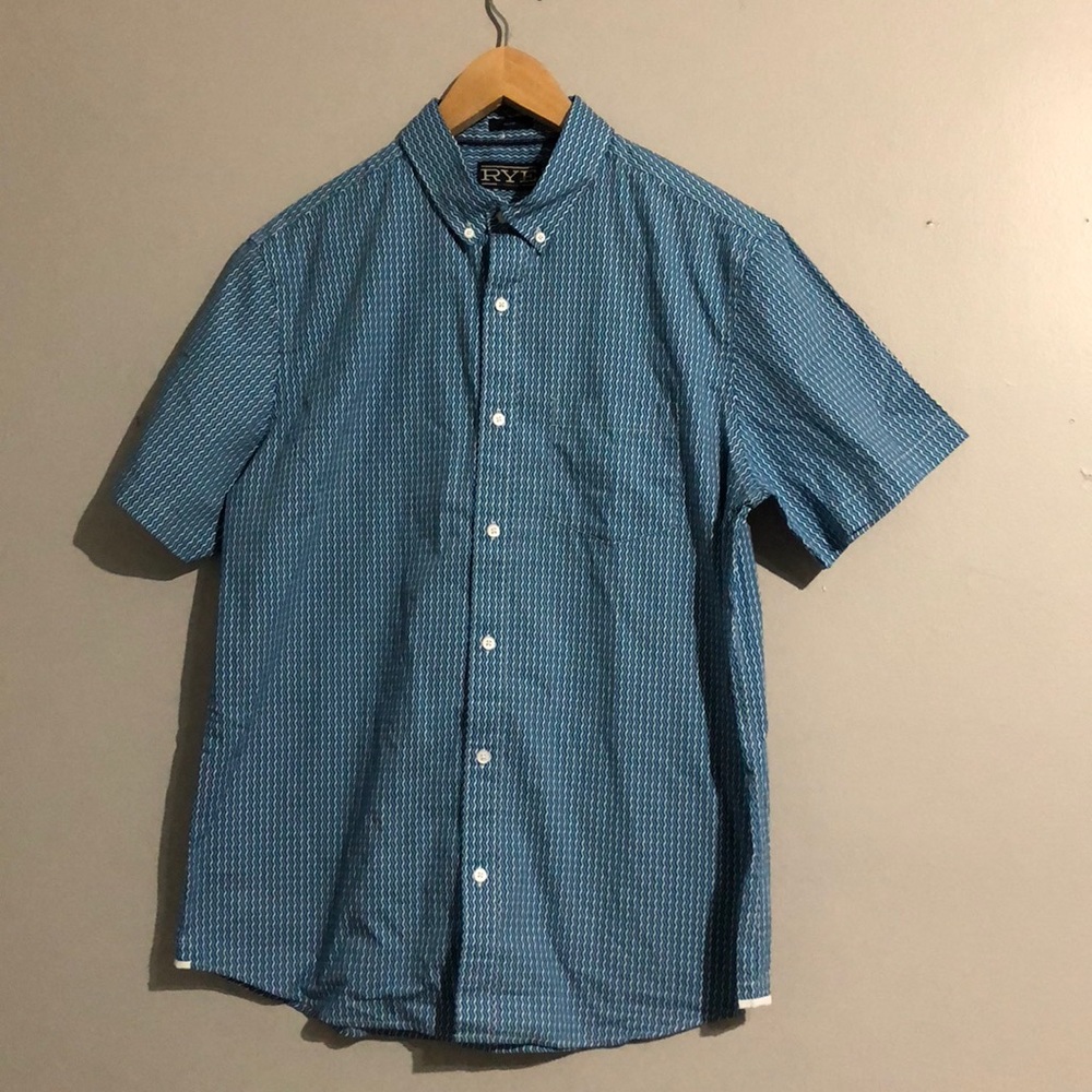 Rye by Hawker Rye Slim Patterned Button Down C